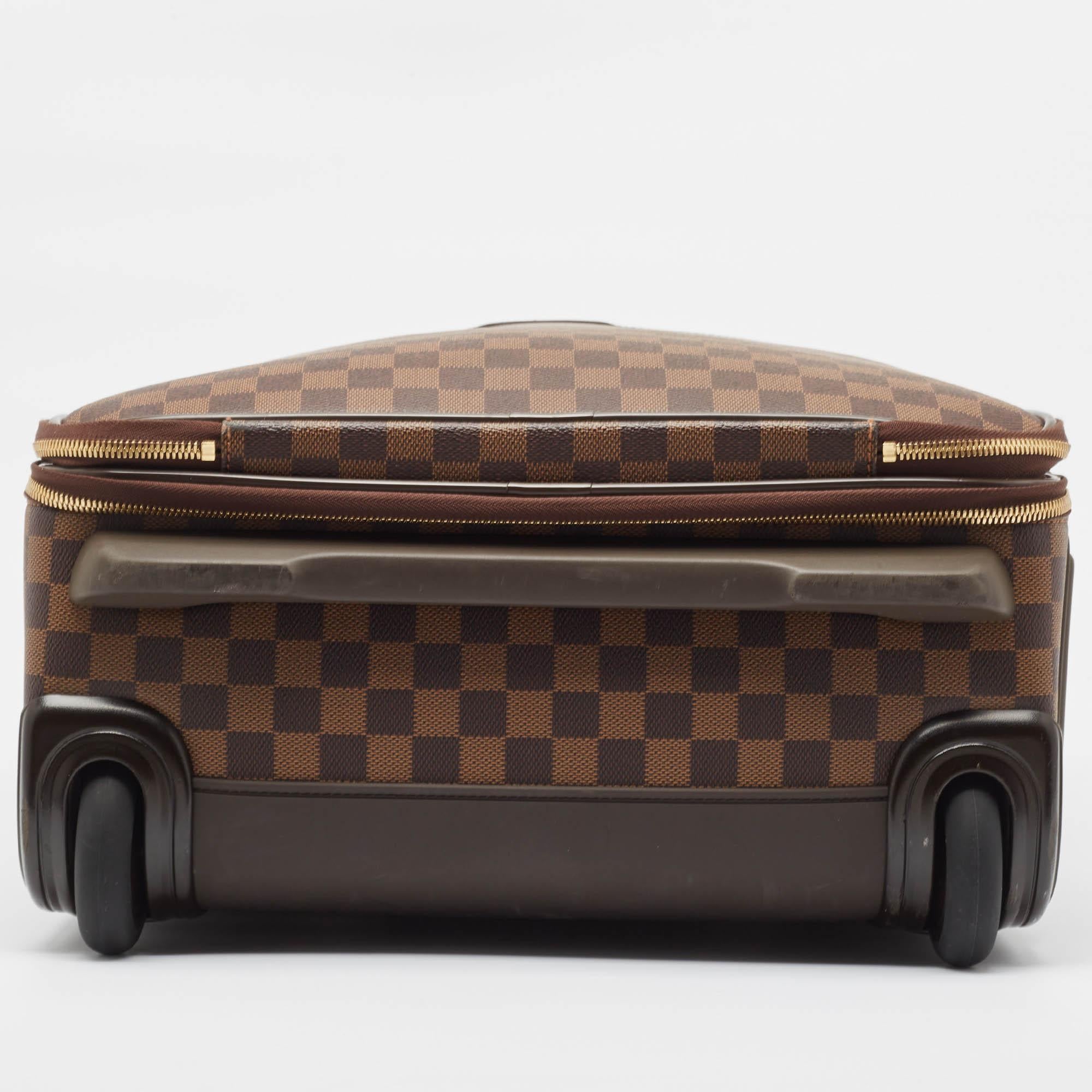 Louis Vuitton Damier Ebene Canvas Pegase 55 Luggage 15
