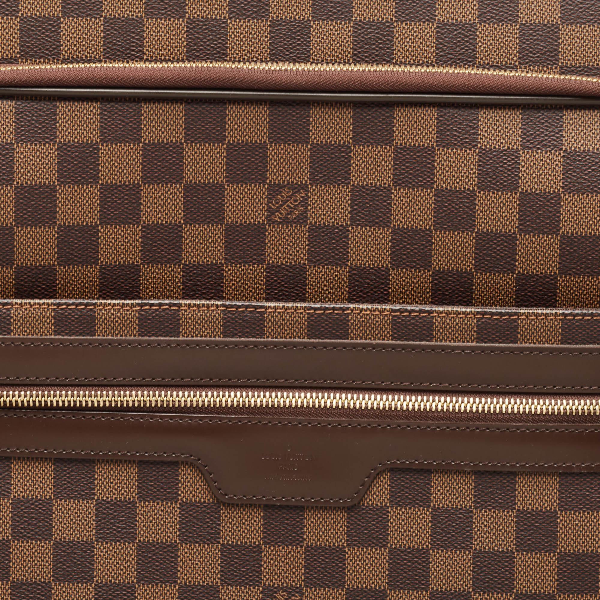 Women's Louis Vuitton Damier Ebene Canvas Pegase 55 Luggage