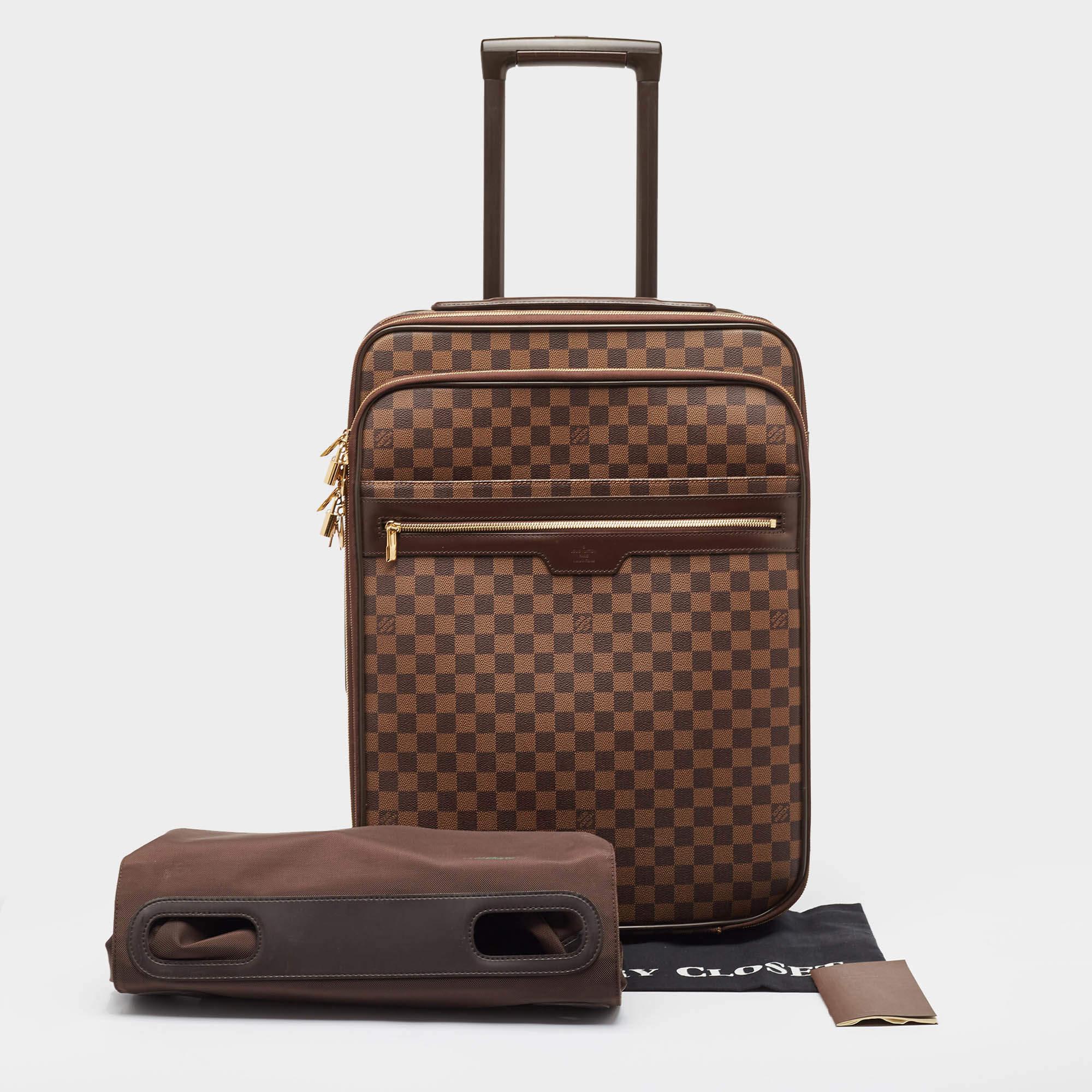 Louis Vuitton Damier Ebene Canvas Pegase 55 Luggage 1