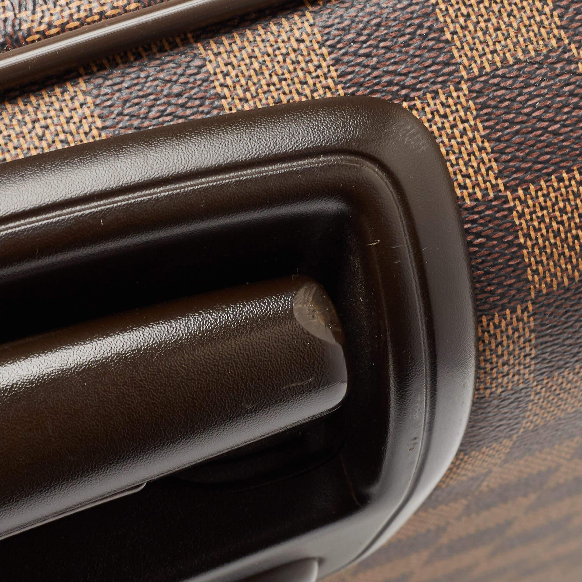 Louis Vuitton Damier Ebene Canvas Pegase 65 Gepäckstücke aus Segeltuch im Angebot 10
