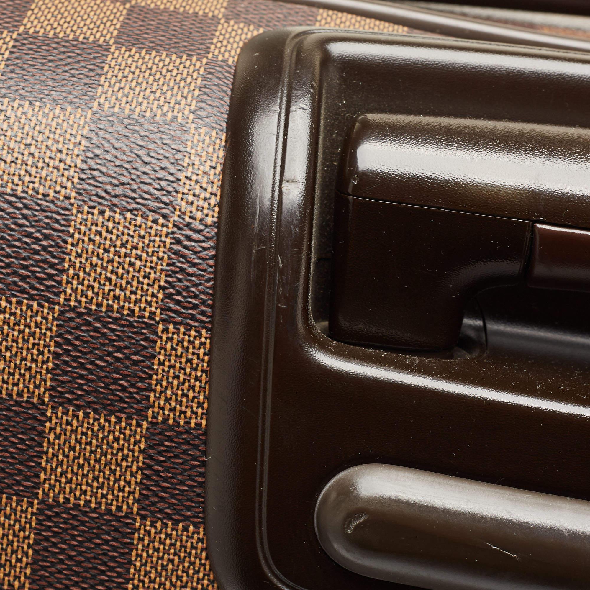 Louis Vuitton Damier Ebene Canvas Pegase 65 Gepäckstücke aus Segeltuch im Angebot 11