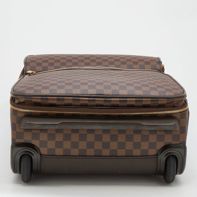 Louis Vuitton Damier Ebene Pegase 55 Rolling Luggage Trolley 6JLV107