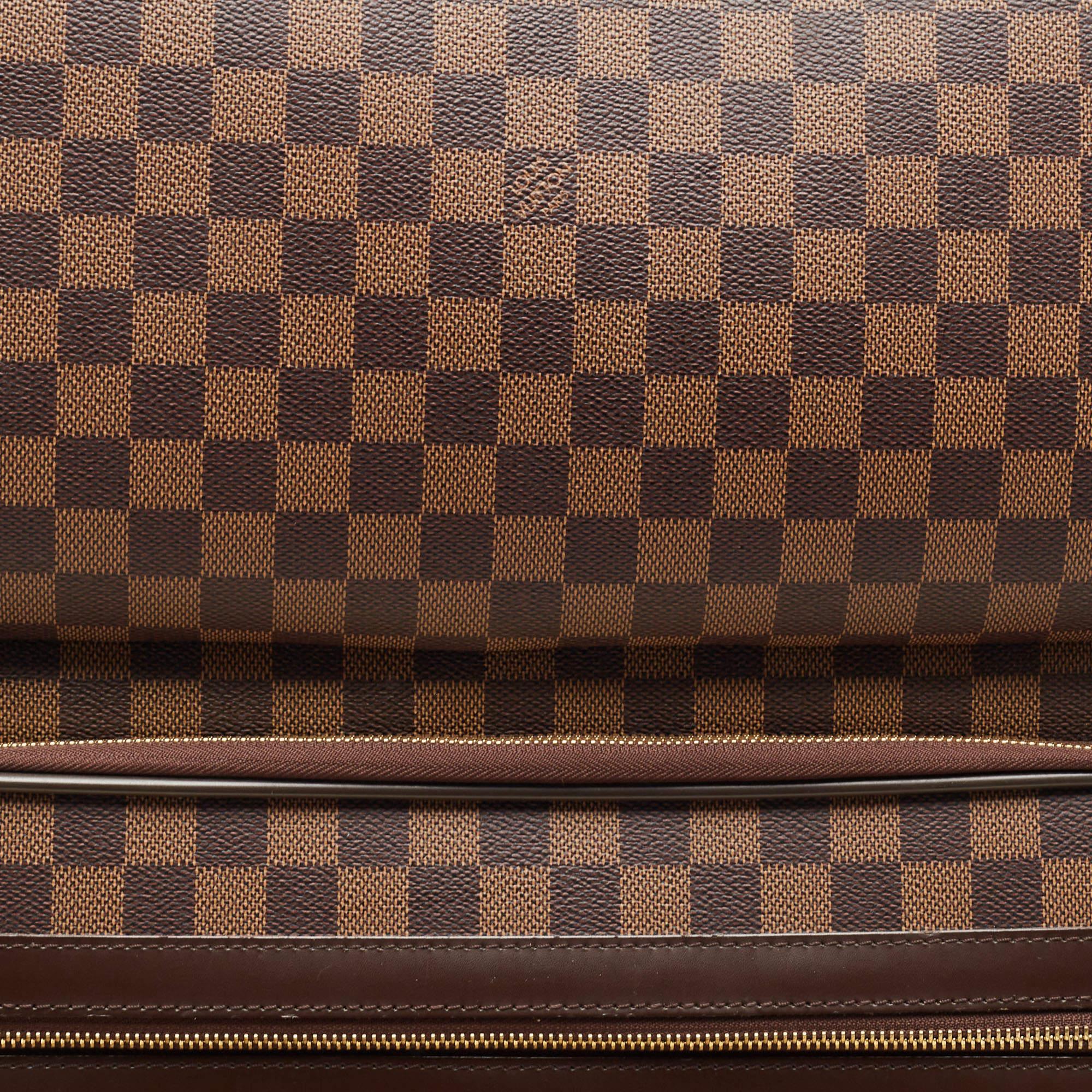 Louis Vuitton Damier Ebene Canvas Pegase Legere Business Suitcase 55 In Good Condition For Sale In Dubai, Al Qouz 2