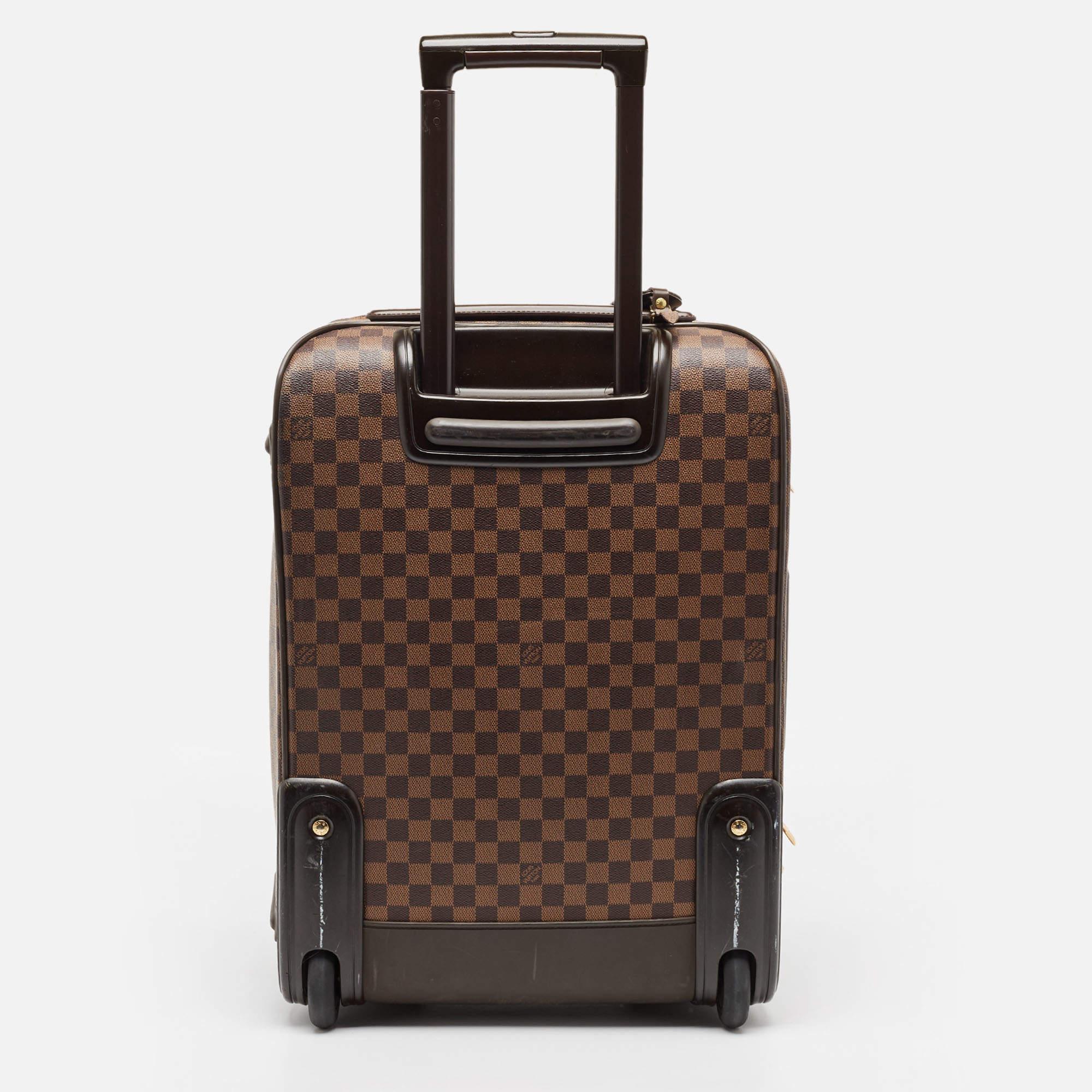 Louis Vuitton Damier Ebene Canvas Pegase Legere Business Suitcase 55 For Sale 2
