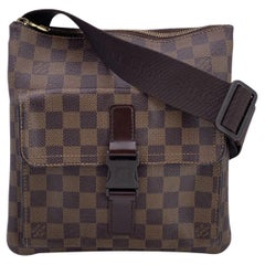 Louis Vuitton Damier Ebene Canvas Pochette Melville Crossbody Bag