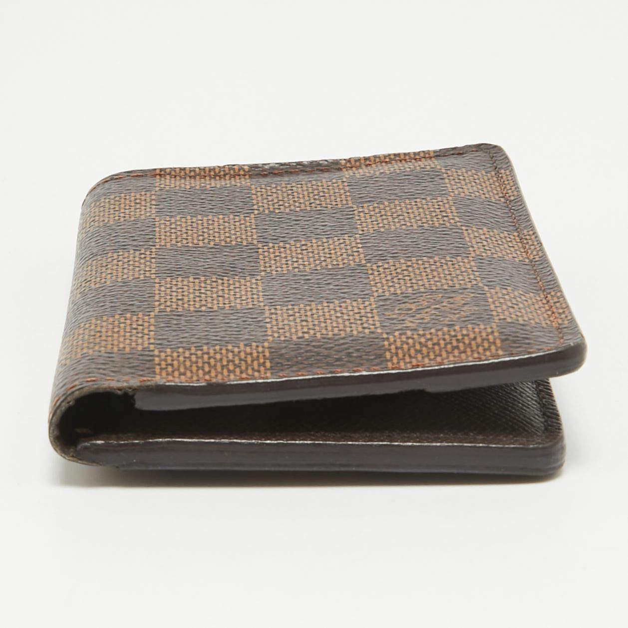 Louis Vuitton Damier Ebene Canvas-Taschen Organizer aus Segeltuch im Angebot 3