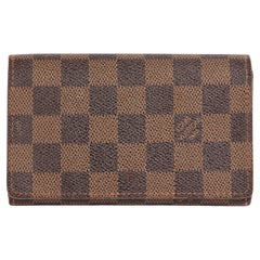 Louis Vuitton DAMIER EBENE CANVAS PORTE BILLETS TRESOR WALLET