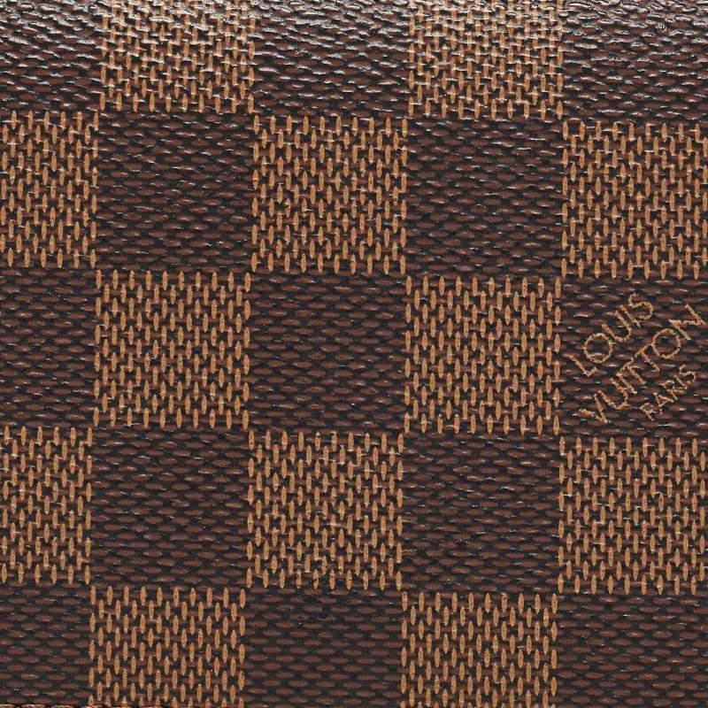 Donna Portafoglio Louis Vuitton Damier Ebene Canvas Porte-Monnaie Tresor