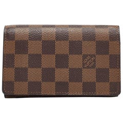 Louis Vuitton Damier Ebene Canvas Porte-Monnaie Tresor Wallet