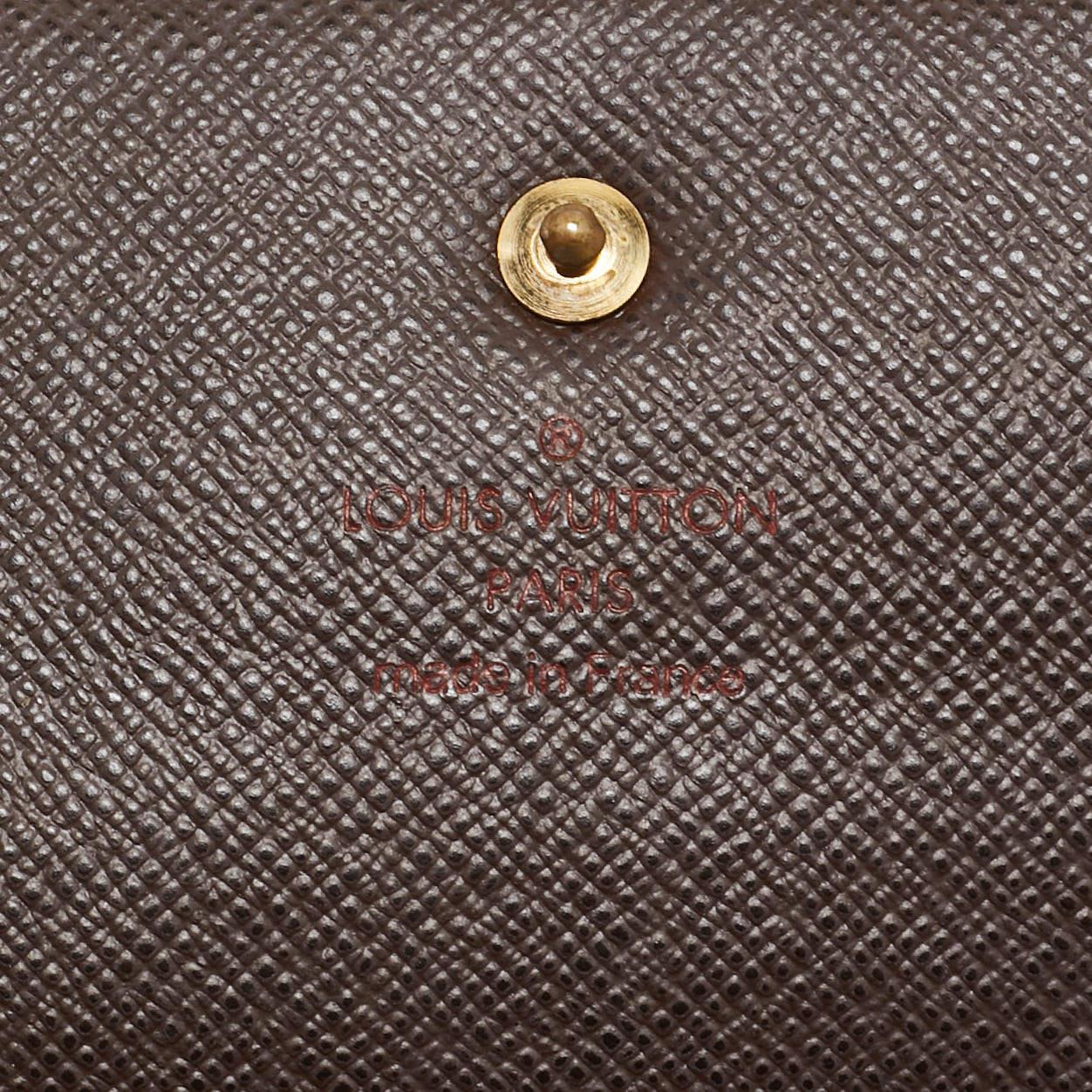 Louis Vuitton Damier Ebene Canvas Porte-Tresor International Wallet 4