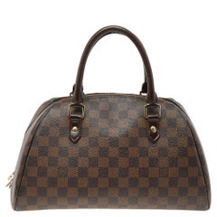 Louis Vuitton Damier Ebene Canvas Ribera MM Bag