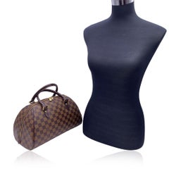 Louis Vuitton Damier Ebene Canvas Ribera MM Satchel Bag Handbag