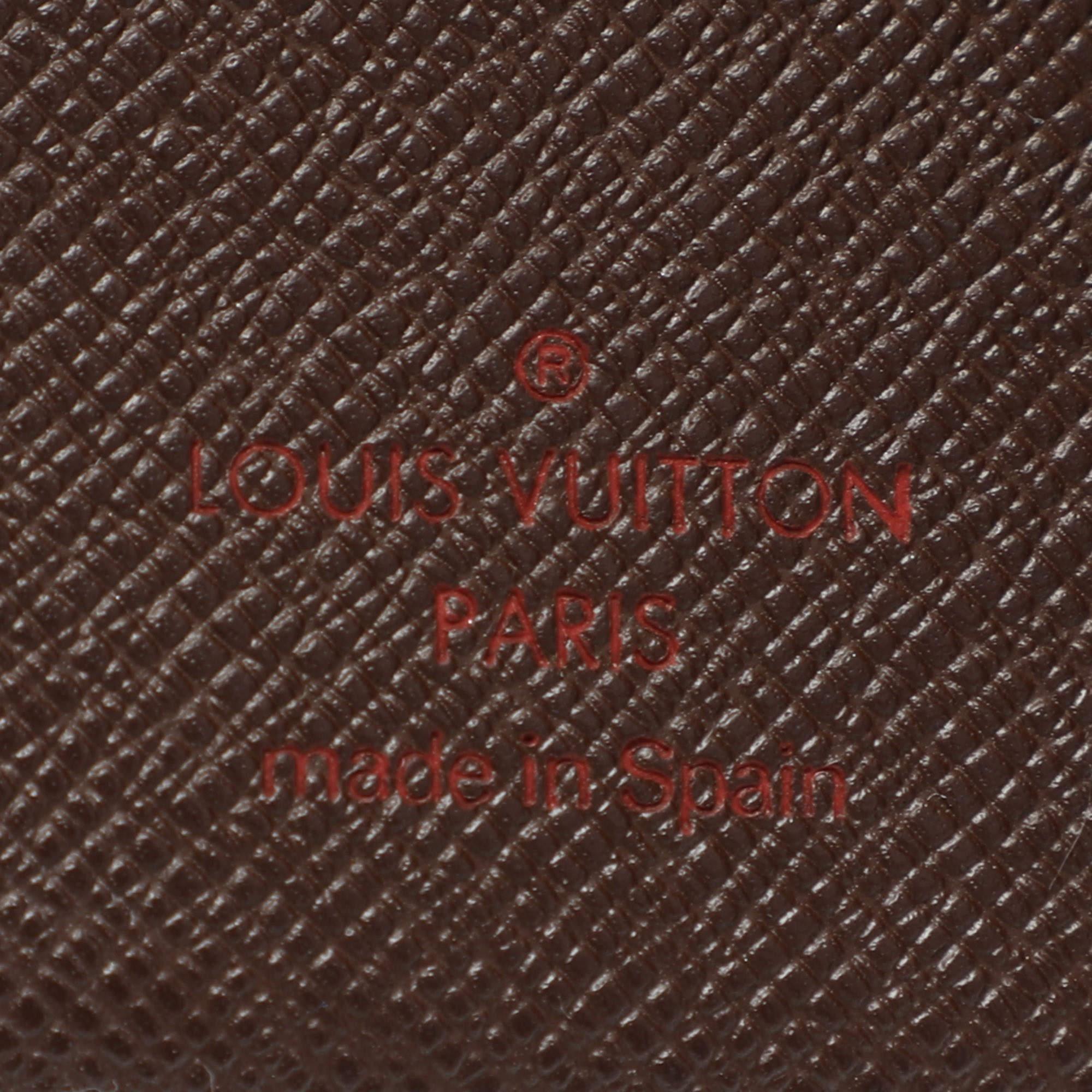 Louis Vuitton Damier Ebene Canvas Ring Agenda Cover 4