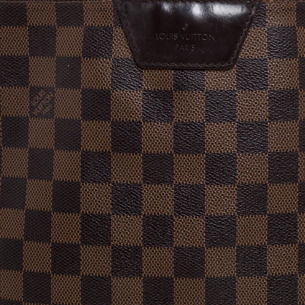 Louis Vuitton Damier Ebene Canvas Rivington GM Bag 6