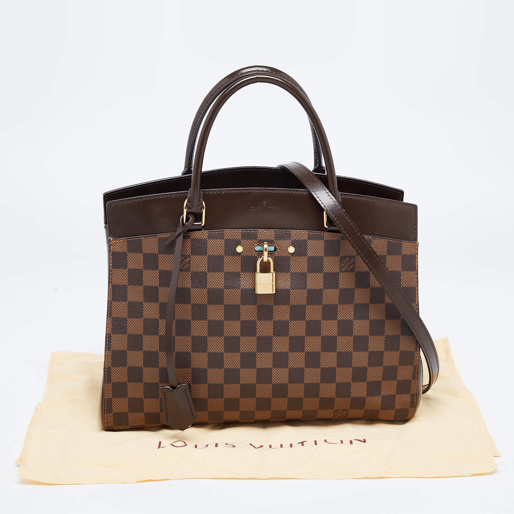 Louis Vuitton Damier Ebene Canvas Rivoli MM Bag 16