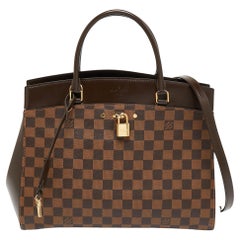 Louis Vuitton Damier Ebene Canvas Rivoli MM Bag