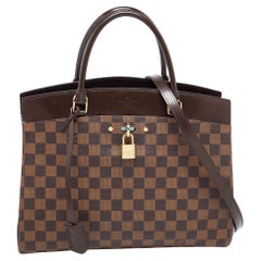 Sac Rivoli MM Louis Vuitton en toile damier ébène