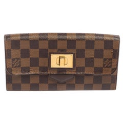 Louis Vuitton Damier Ebene Canvas Rosebery Wallet