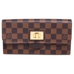 Louis Vuitton Damier Ebene Canvas Rosebery Wallet