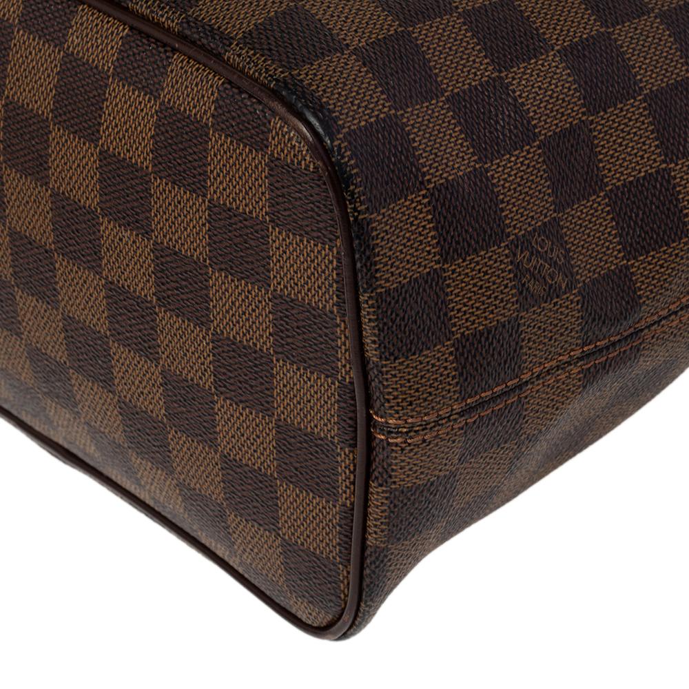 Louis Vuitton Damier Ebene Canvas Saleya PM Bag 6