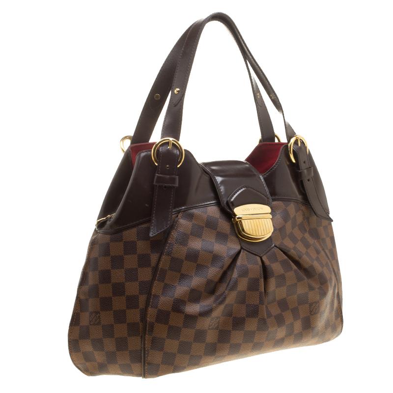 Louis Vuitton Damier Ebene Canvas Sistina GM Bag 2