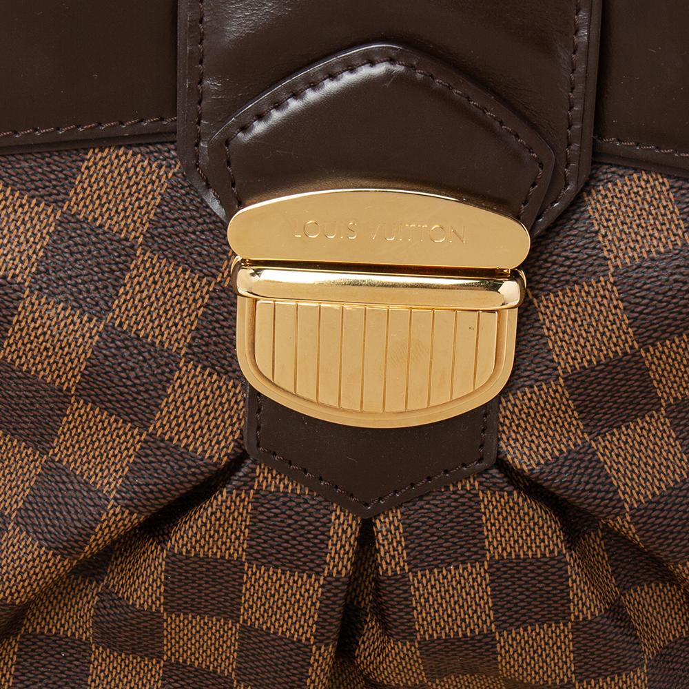 Louis Vuitton Damier Ebene Canvas Sistina GM Bag 2