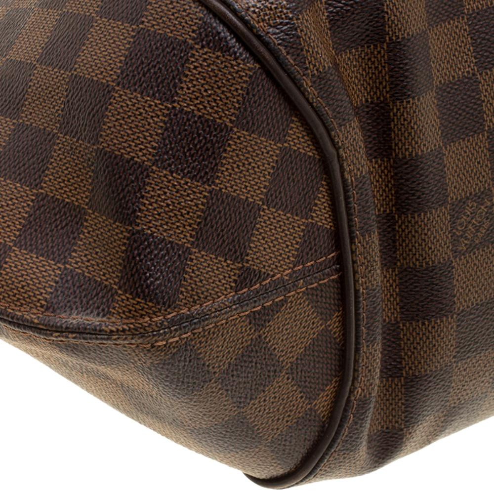 Louis Vuitton Damier Ebene Canvas Sistina GM Bag 4