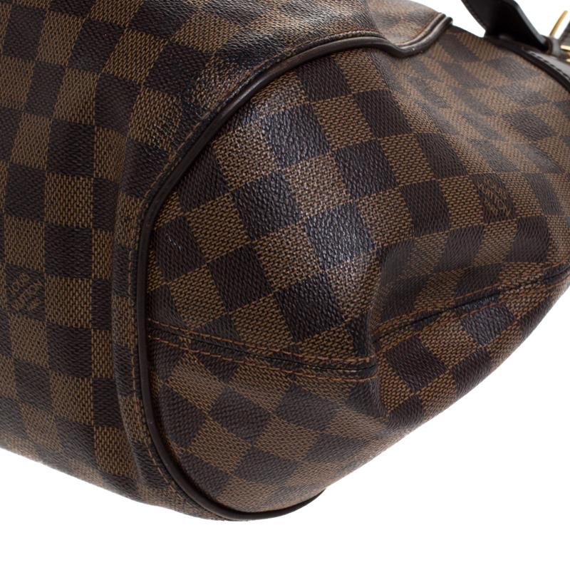 Louis Vuitton Damier Ebene Canvas Sistina GM Bag 4