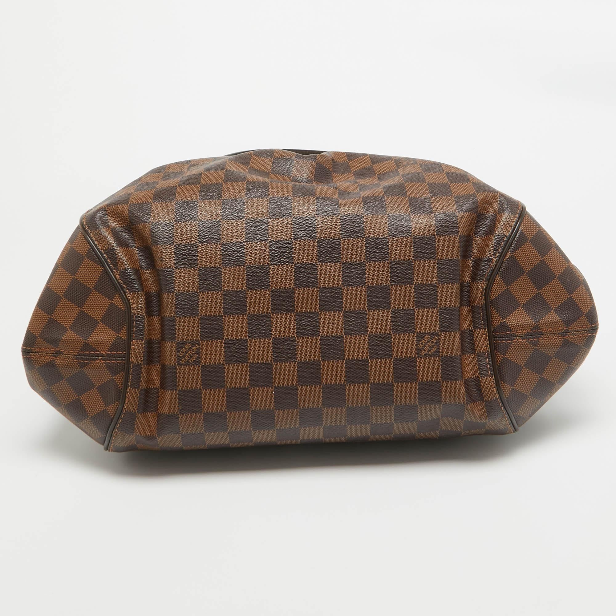 Louis Vuitton Damier Ebene Canvas Sistina MM Bag 6