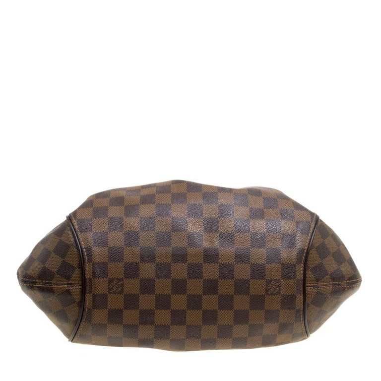 Louis Vuitton Sistina MM Damier Ebene Canvas Shoulder Bag For Sale