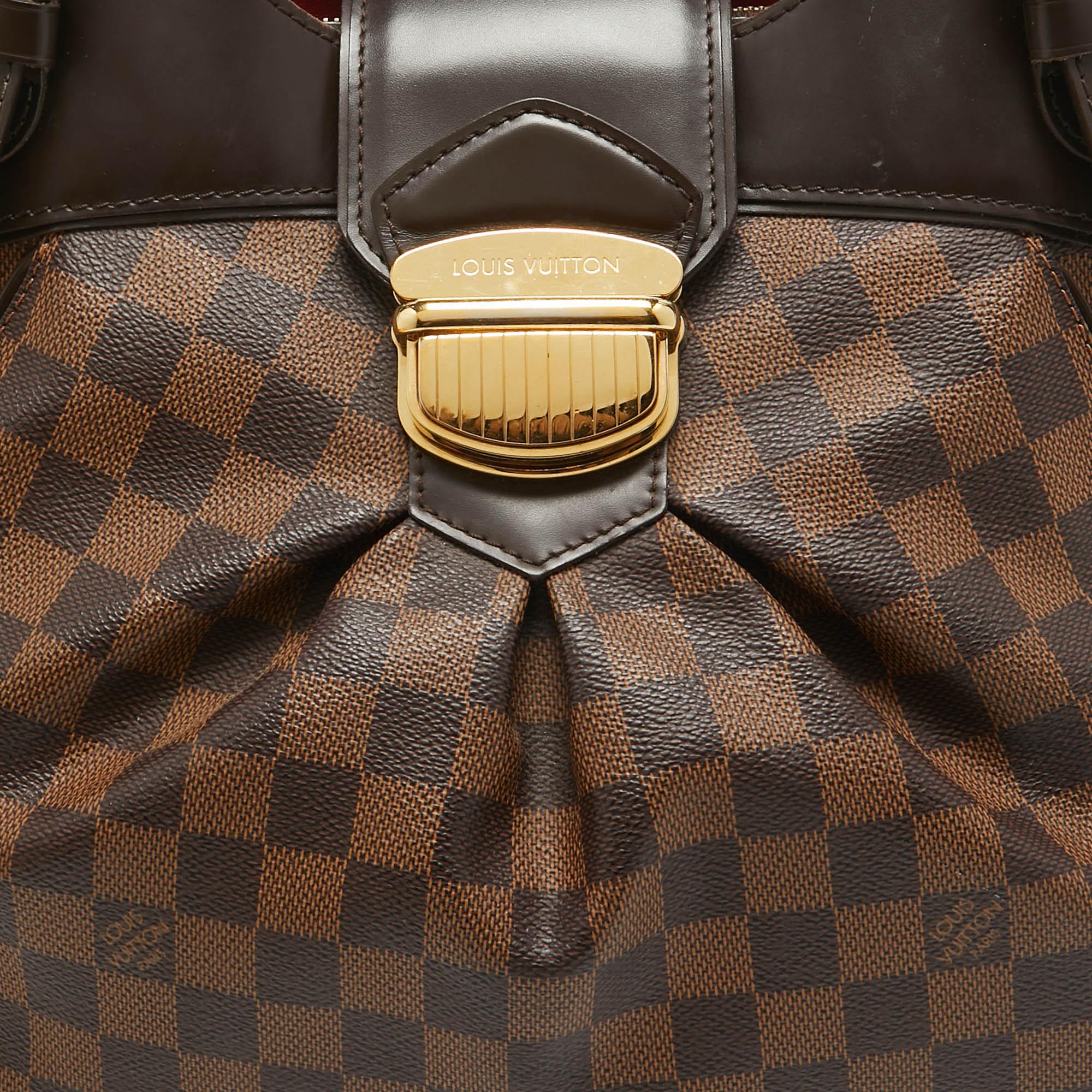 Louis Vuitton Damier Ebene Canvas Sistina MM Bag 1