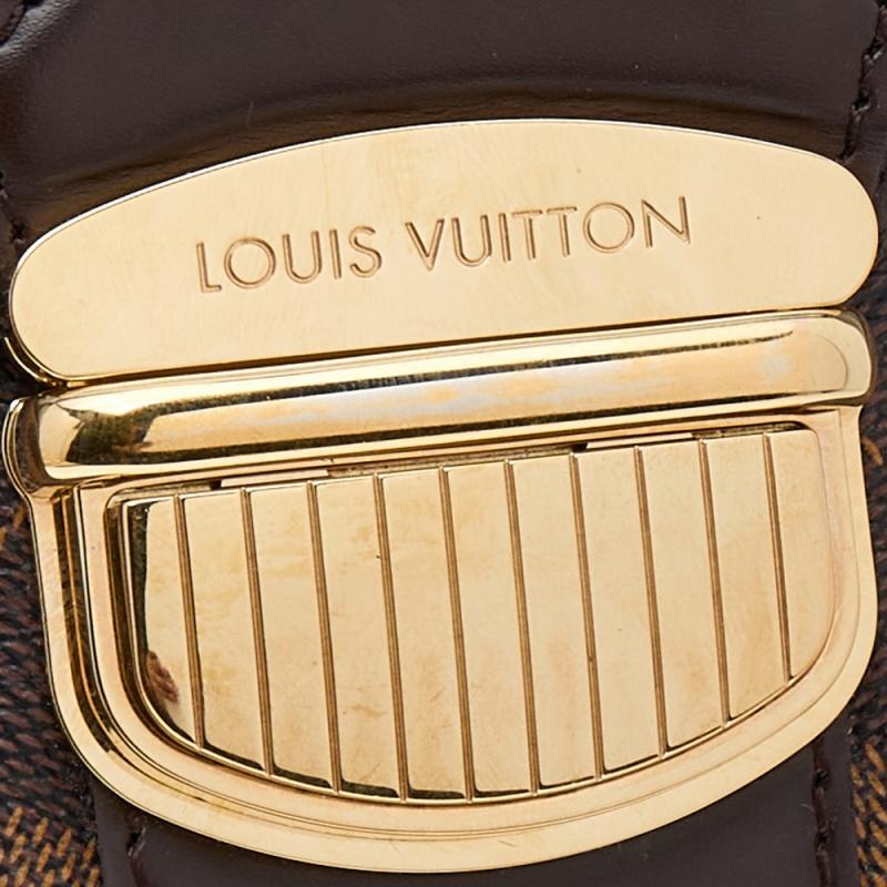 Louis Vuitton Damier Ebene Canvas Sistina MM Bag 2