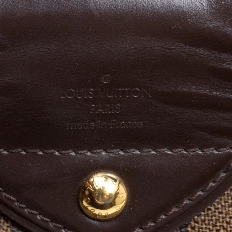 Louis Vuitton Damier Ebene Canvas Sistina MM Bag
