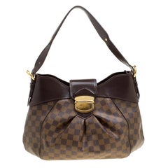Louis Vuitton Damier Ebene Canvas Sistina MM Bag