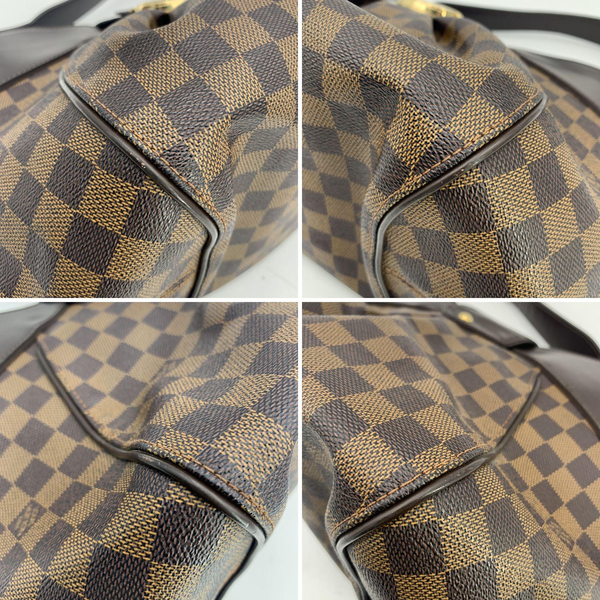 Bolso bandolera Louis Vuitton Damier Ebene Canvas Sistina MM Hobo en Bueno estado para la venta en Rome, Rome