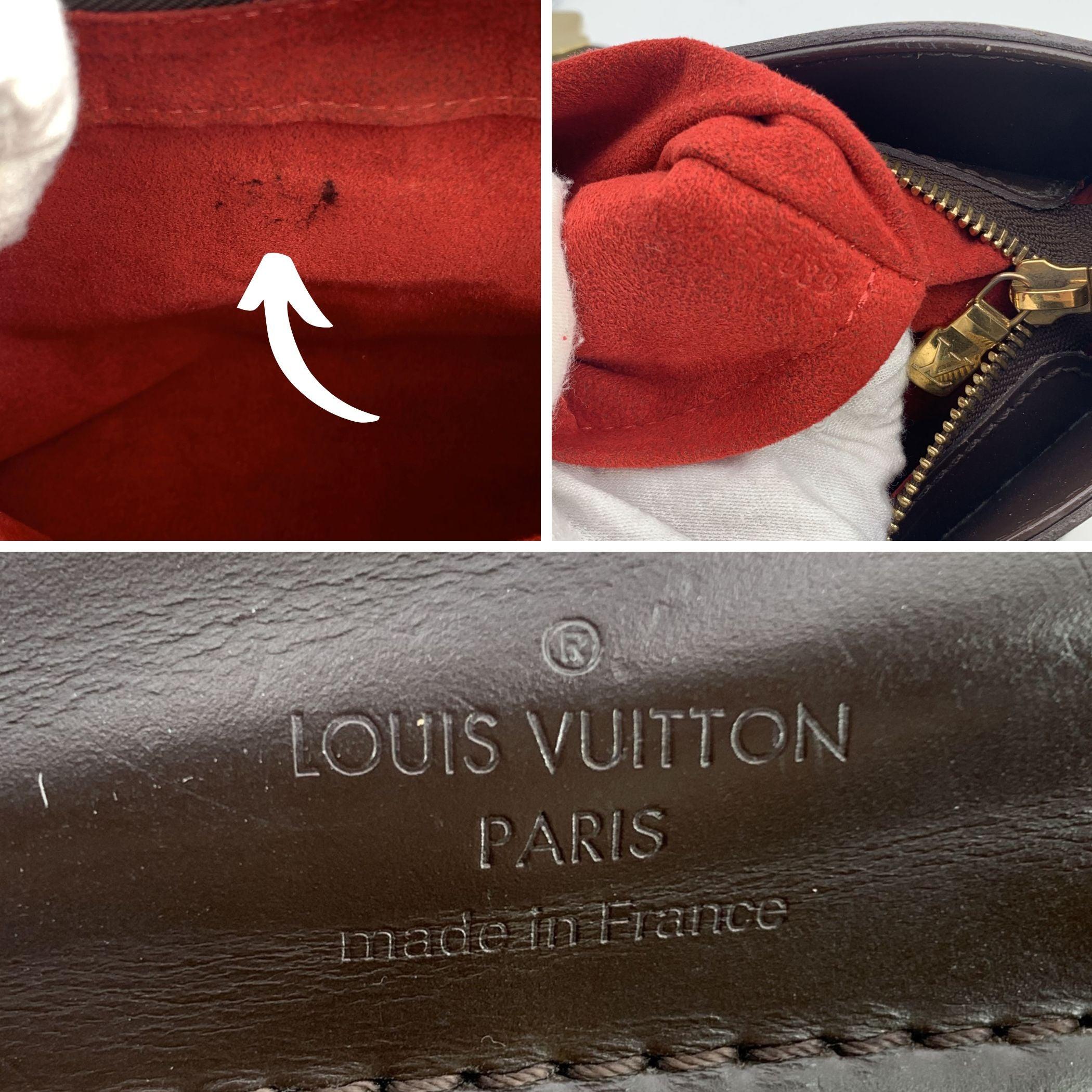 Bolso bandolera Louis Vuitton Damier Ebene Canvas Sistina MM Hobo en venta 1