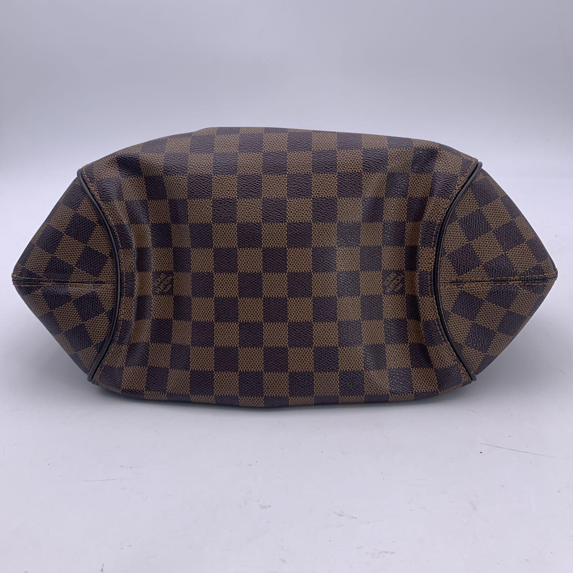 Bolso bandolera Louis Vuitton Damier Ebene Canvas Sistina MM Hobo en venta 2