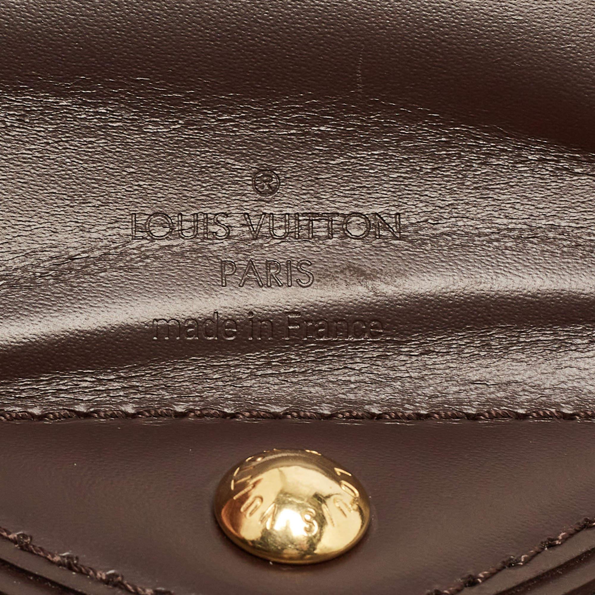 Louis Vuitton Damier Ebene Canvas Sistina PM Bag 9