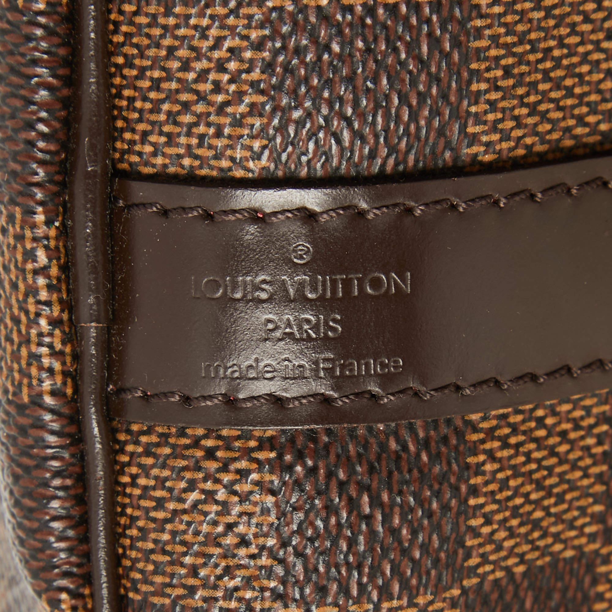 Louis Vuitton Damier Ebene Canvas Speedy 30 Bandoulière For Sale 11