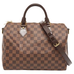 Louis Vuitton Damier Ebene Canvas Speedy 30 Bandoulière