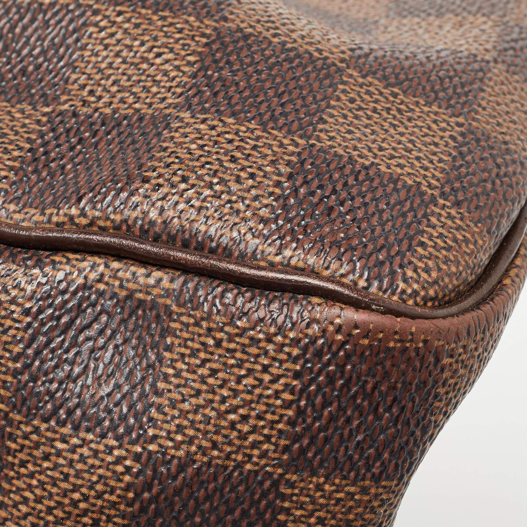 Louis Vuitton Damier Ebene Canvas Speedy 35 Bag For Sale 6