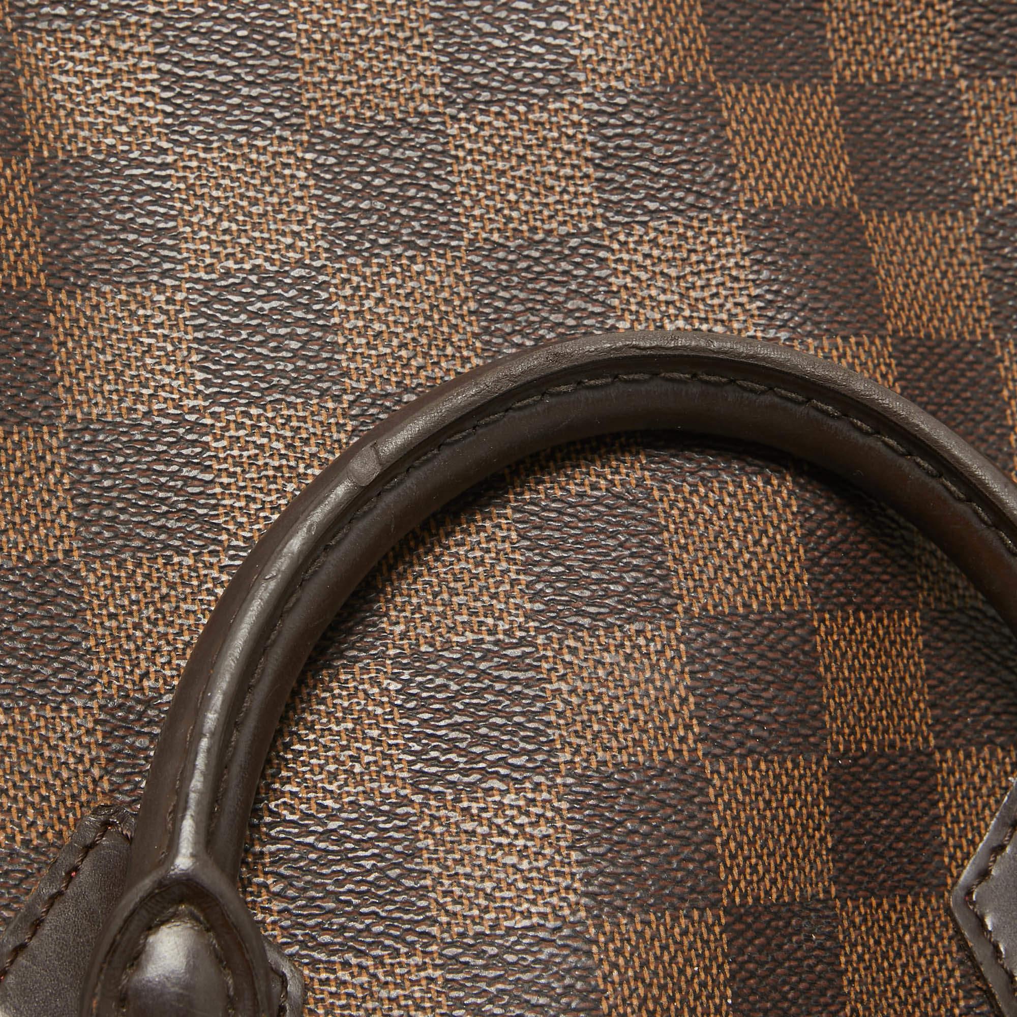 Women's Louis Vuitton Damier Ebene Canvas Speedy 35 Bag For Sale