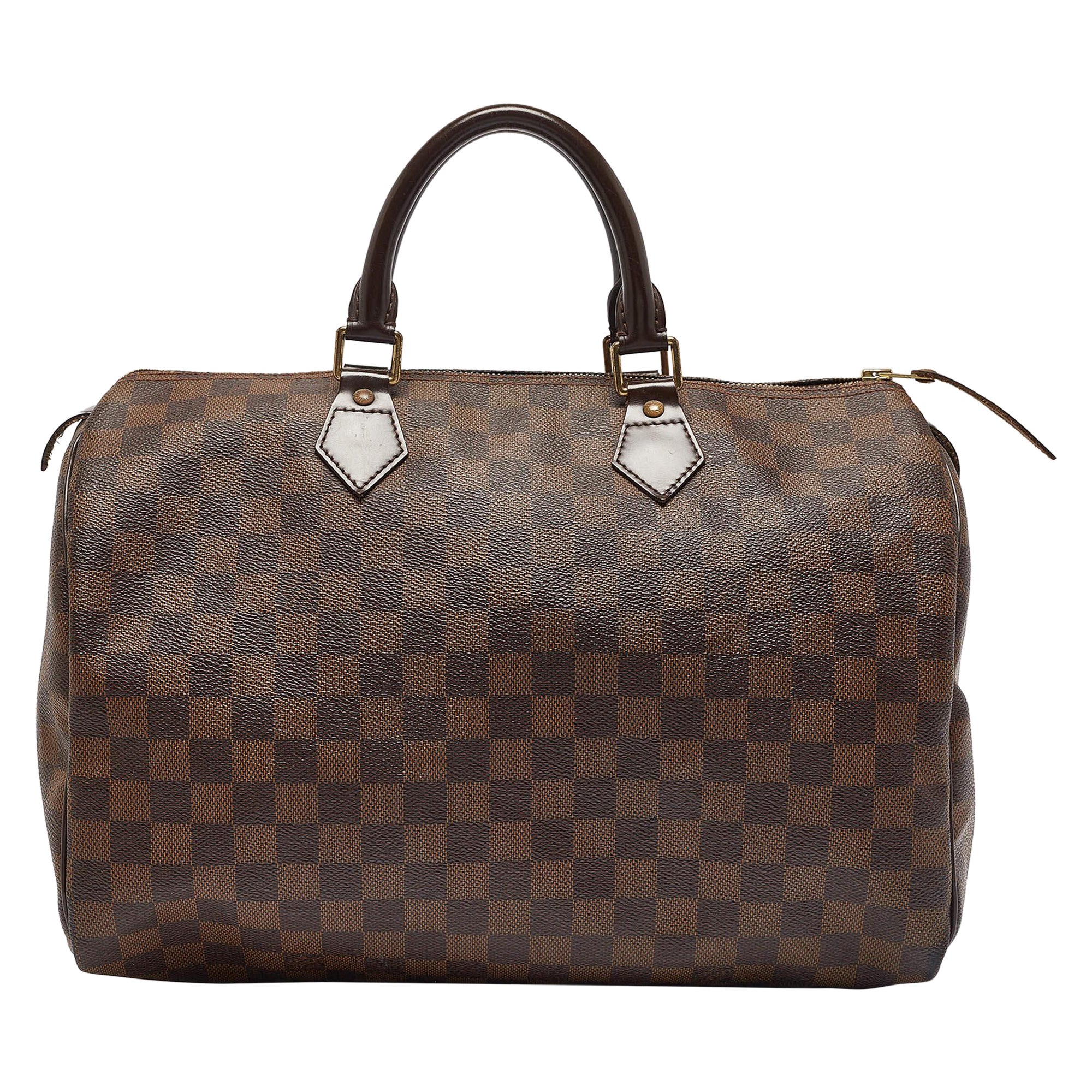 Borsa Speedy 35 di Louis Vuitton in tela Damier Ebene