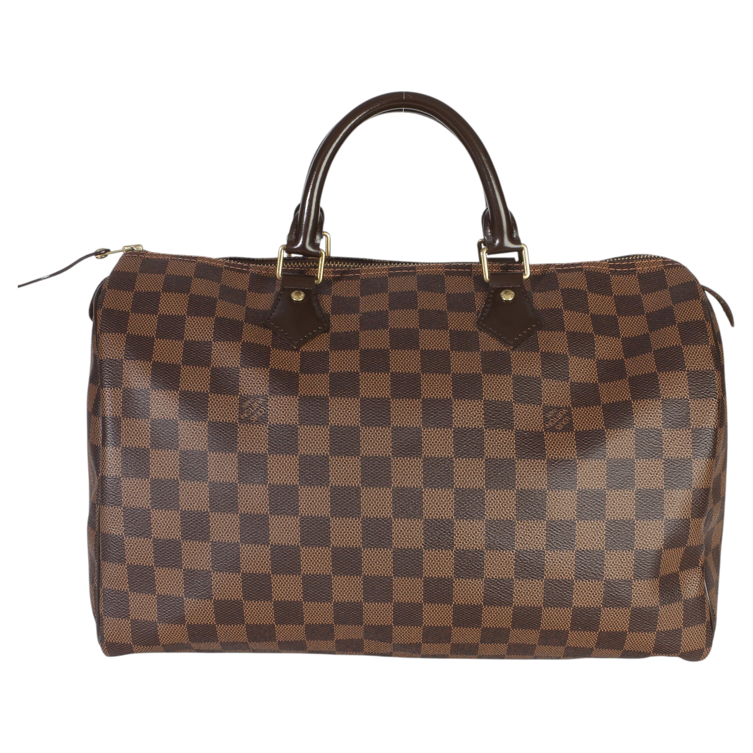 Louis Vuitton Damier Ebene Canvas Speedy 35