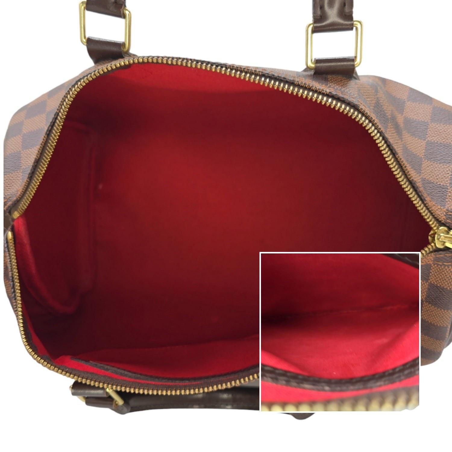 Louis Vuitton Damier Ebene Canvas Speedy 35 Satchel 2