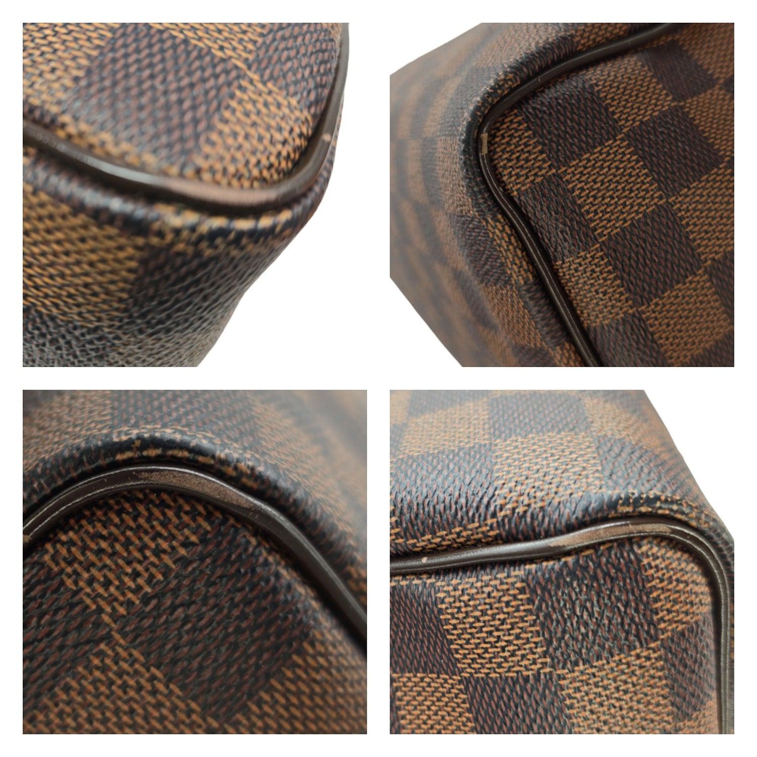 Louis Vuitton Damier Ebene Canvas Speedy 35 Satchel 5