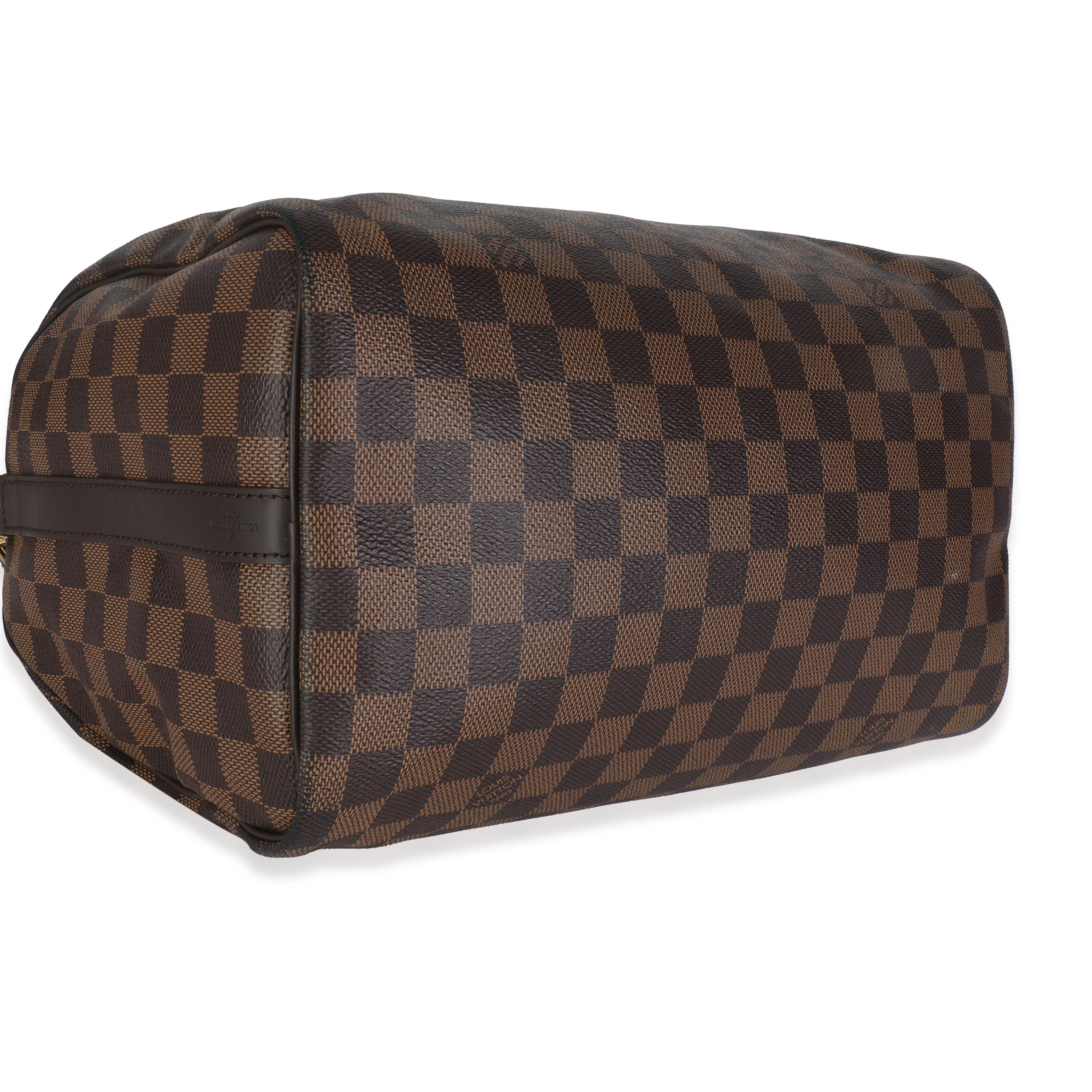 Louis Vuitton Damier Ebene Canvas Speedy Bandouliere 30 Pour femmes en vente