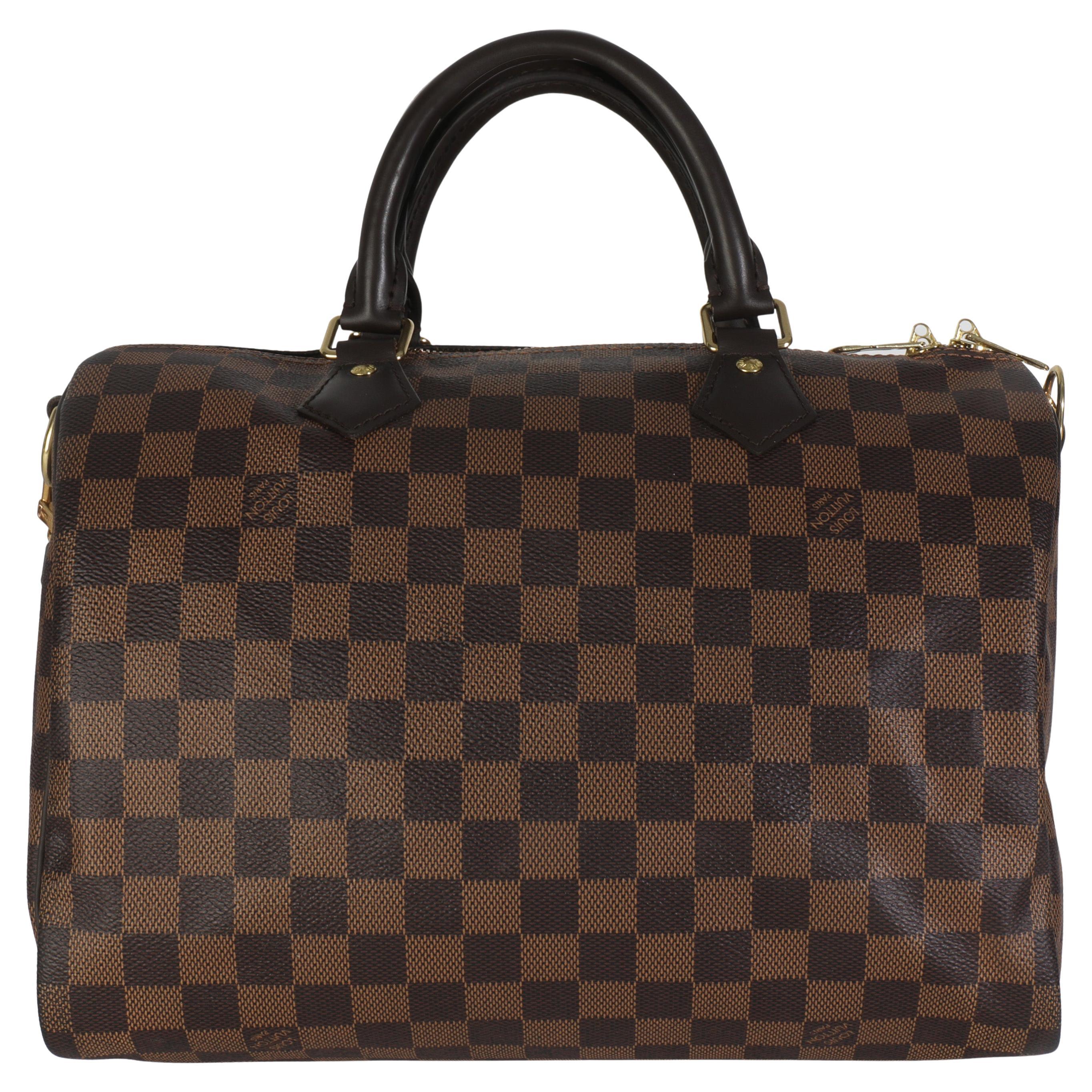 Louis Vuitton Damier Ebene Canvas Speedy Bandouliere 30