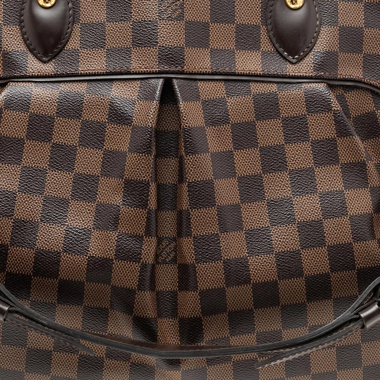 Louis Vuitton Damier Ebene Canvas Trevi GM Bag. Excellent