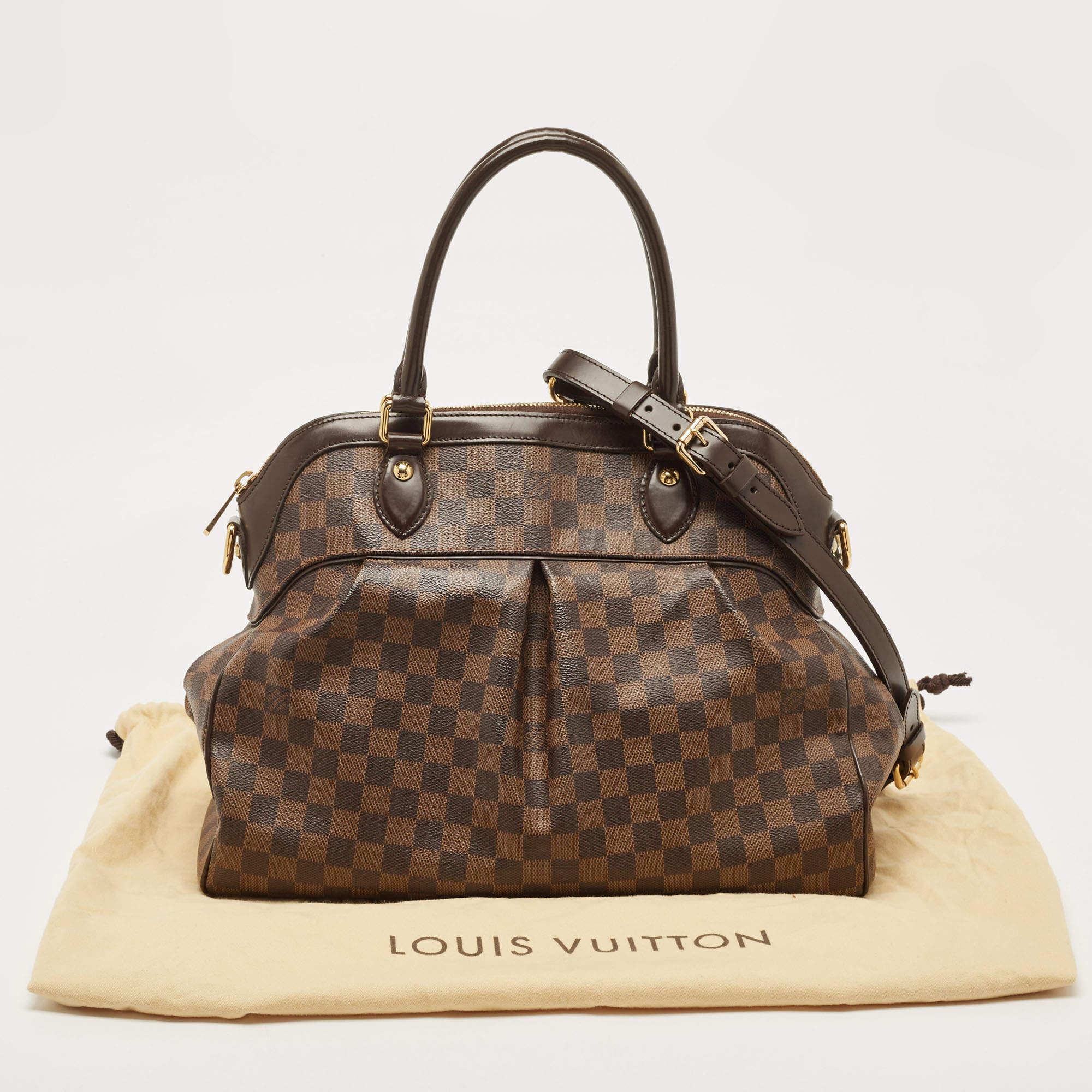 Louis Vuitton Damier Ebene Canvas Trevi GM Bag 9
